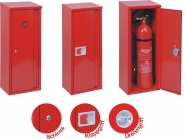 Aufputz-Schutzschrank für 5-12 kg/ltr. Feuerlöscher (mit Drehmuschel)) 