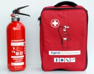 Erste-Hilfe-Set inklusive 2 Liter Fettbrand-Feuerlöscher F2L *Neuruppin 