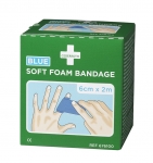 Cederroth Soft Foam Bandage, 2 St. 2m x 6 cm, blau 