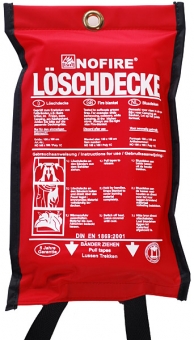 Löschdecke (120 x 120 cm) / Polybag 