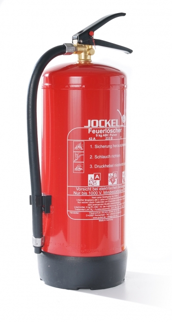 Pulverlöscher 9 kg  **Jockel P9LJ - Dauerdrucklöscher 