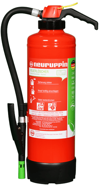 Schaum-Feuerlöscher Fluorfrei 6 Liter