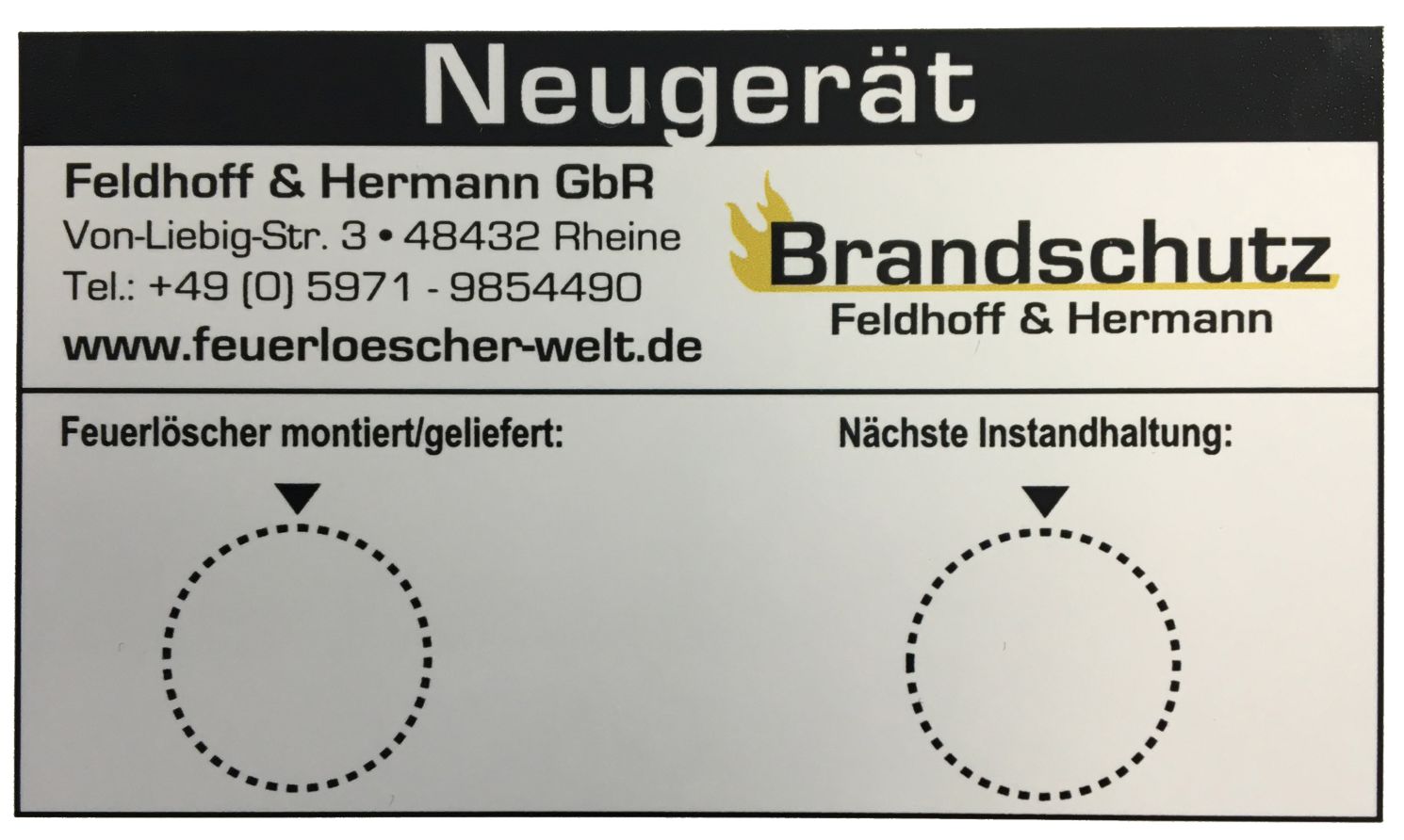 Feuerlöscher  Pulverlöscher von Neuruppin PG 2 ES Dauerdruck