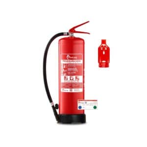 FireLoq 6L Fettbrandlöscher ABF 34A 233B 75F mit Prüfnachweis Wandhalter