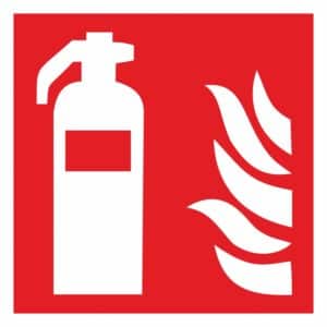 Warn- und Hinweissschild Feuerlöscher 14