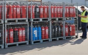 Wo entsorgt man Feuerlöscher?